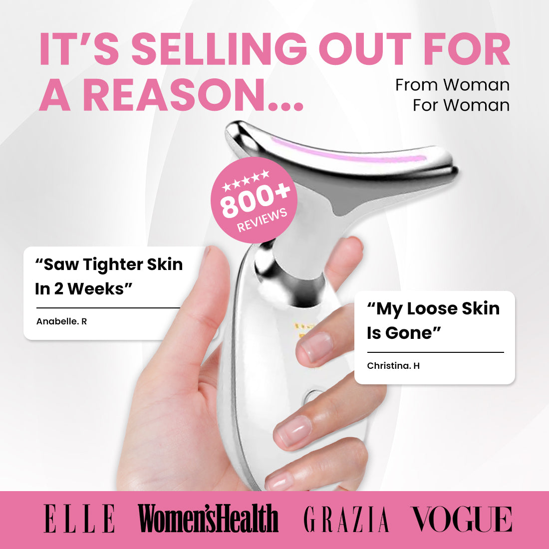 LumaGlow 7-in-1 LED Body Sculptor & Serums Kit