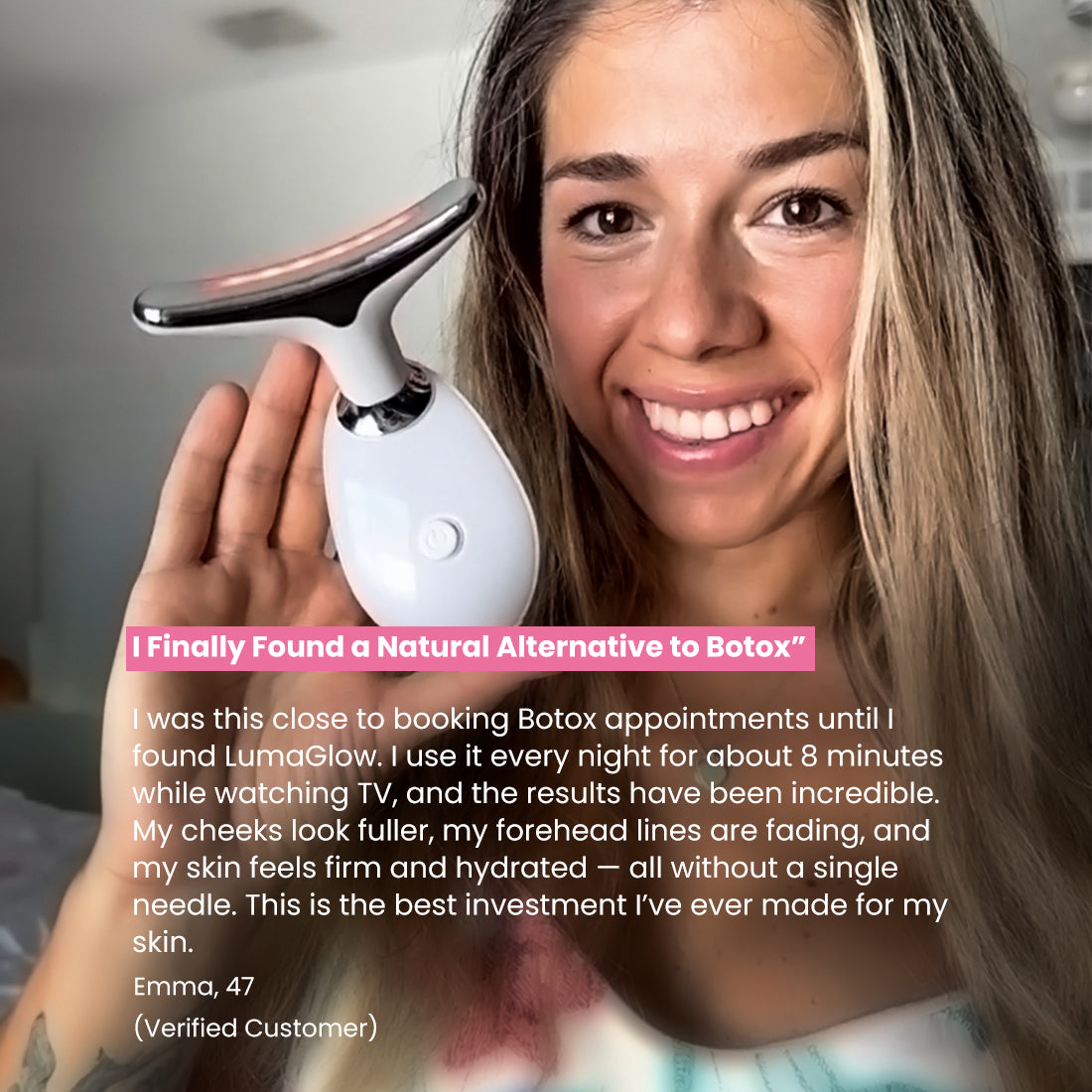 LumaGlow 7-in-1 LED Face & Neck Sculptor