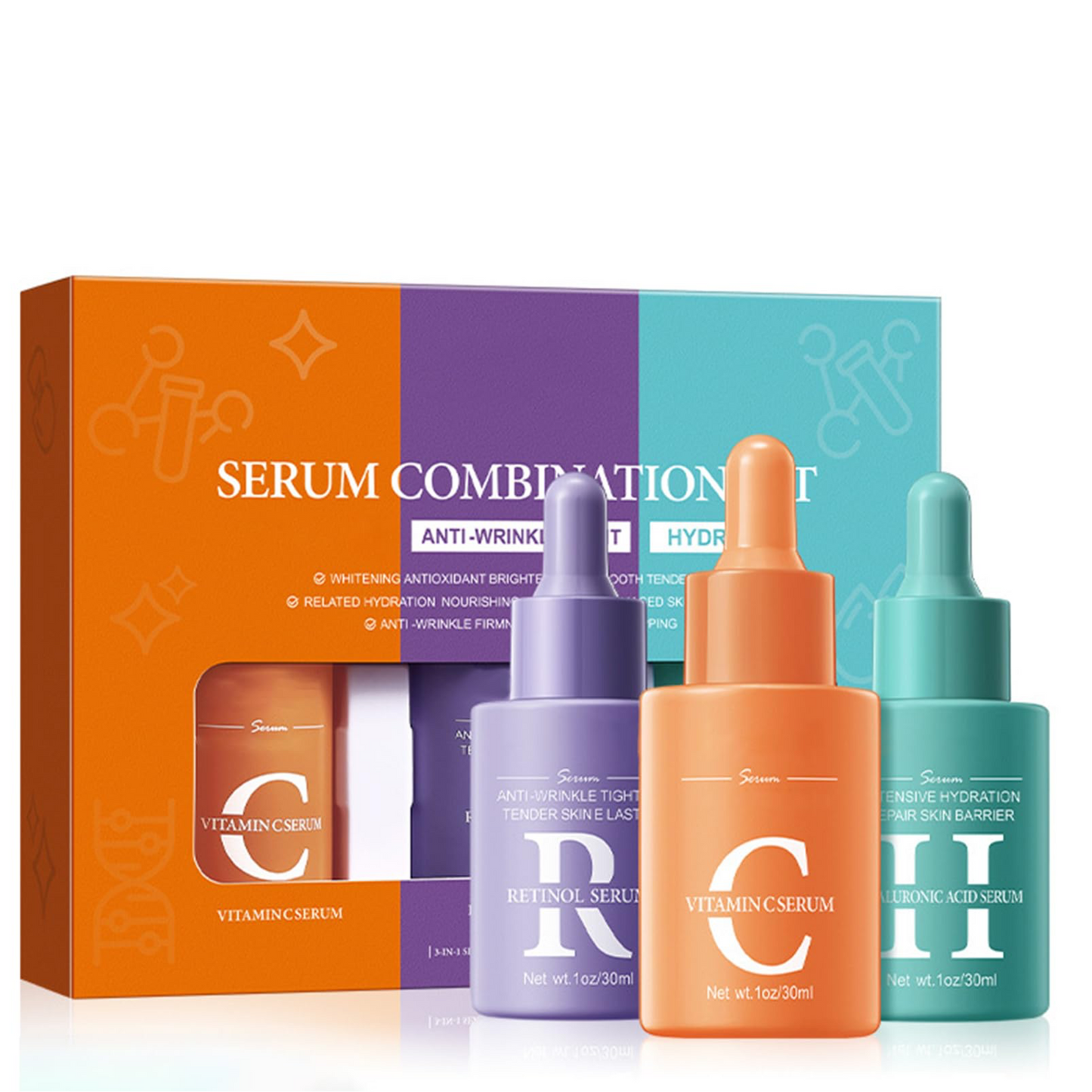 DermaLust Anti-Aging Serum Set