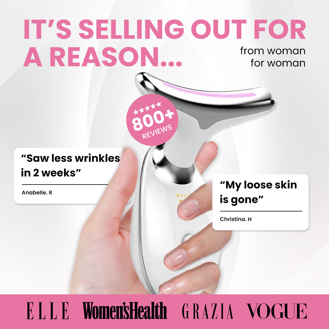 LumaGlow 7-in-1 LED Face & Neck Sculptor