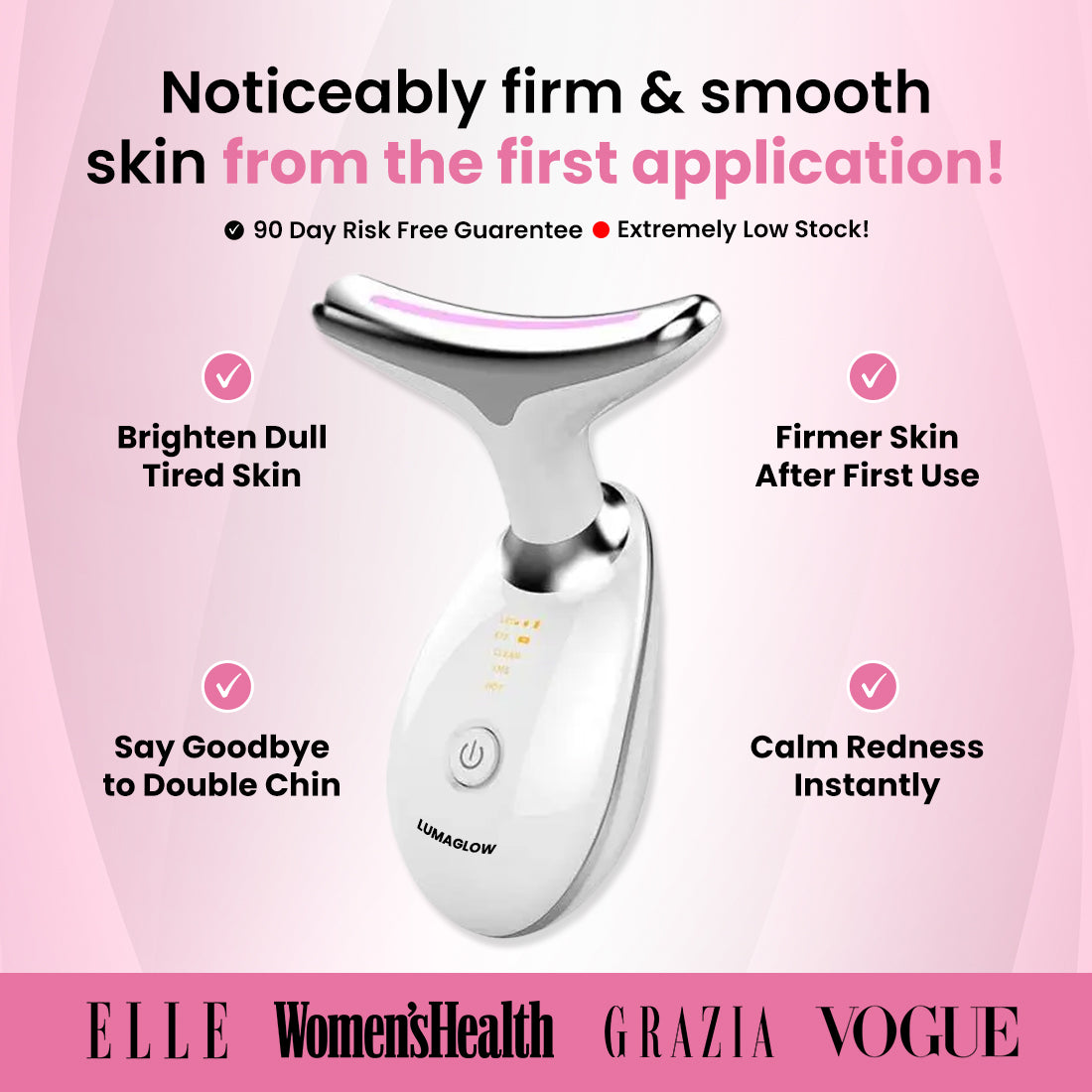 LumaGlow 7-in-1 LED Face & Neck Sculptor