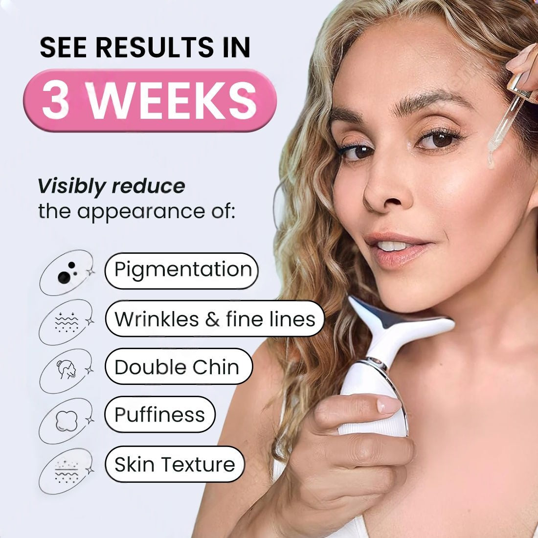 LumaGlow 7-in-1 LED Face & Neck Sculptor