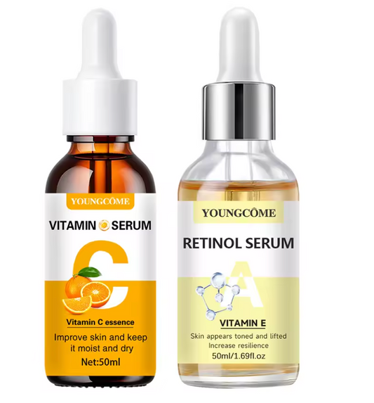Vitamin C Serum & Retinol Serum Set