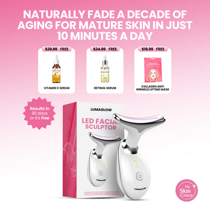 LumaGlow 7-in-1 LED Face & Neck Sculptor